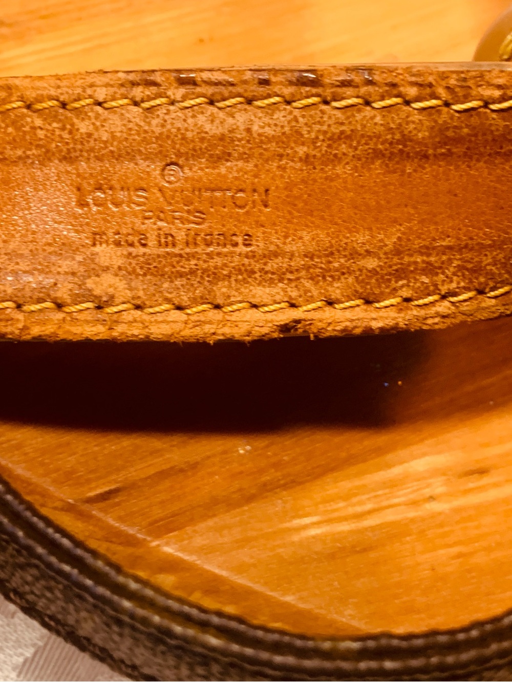 Louis Vuitton Authentic Danube Vintage Shoulder / Cross Body canvas Monogram bag - Picture 9 of 13